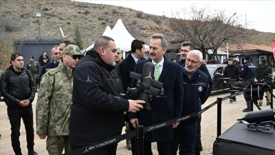 Savunma Sanayii Başkanı Haluk G&ouml;rg&uuml;n, Skydagger'ın g&ouml;sterim faaliyetini izledi