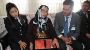 Şehit annelerine Kur'an-ı Kerim ve Türk bayrağı hediye edildi