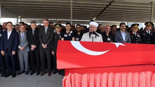 Şehit Astsubay Kıdemli Çavuş Emre Polat, Sivas'ta son yolculuğuna uğurlandı