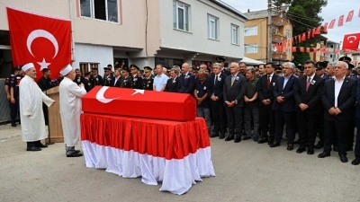 Şehit Jandarma Uzman &Ccedil;avuş Mehmet Demirbaş Samsun'da son yolculuğuna uğurlandı