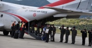 Şehit uzman çavuş, Türk Yıldızları'na ait uçakla getirildi