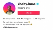 Senegalli Khabane Lame, TikTok&#039;ta 100 milyon aboneyi geçen 2&#039;nci kullanıcı oldu