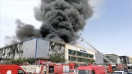 Sincan'da medikal malzeme fabrikası deposunda yangın