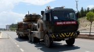 Sınıra sevk edilen askeri araçlar Kilis'e ulaştı