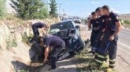 Sinop Valisi Karaömeroğlu trafik kazası geçirdi