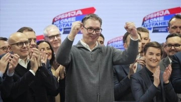 Sırbistan'daki genel seçimde Cumhurbaşkanı Vucic'in desteklediği ittifak önde