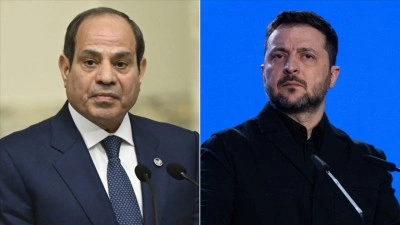 Sisi ile Zelenskiy, b&ouml;lgesel gerilimi ve Rusya-Ukrayna savaşını g&ouml;r&uuml;şt&uuml;