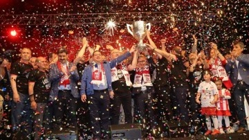 Sivasspor'un kupa şampiyonluğu kutlandı