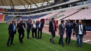 Spor gazetecileri Akdeniz Oyunları tesislerini gezdi