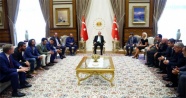 Spor ve sanat camiasından Cumhurbaşkanı Erdoğan'a ziyaret