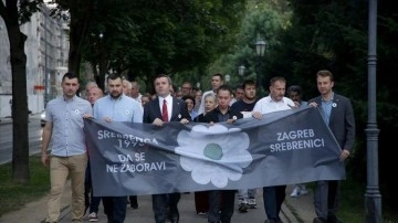 Srebrenitsa soykırımının kurbanları Hırvatistan'da anıldı