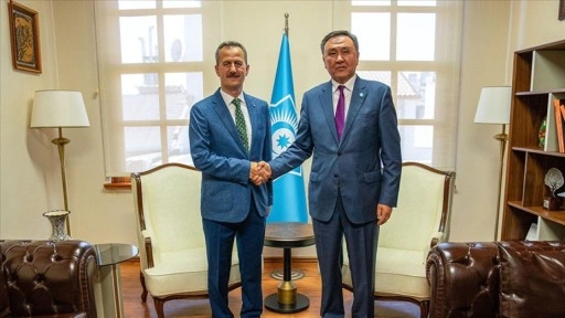 SSB Başkanı Görgün, Türk Devletleri Teşkilatı Genel Sekreteri Ömüraliyev ile bir araya geldi