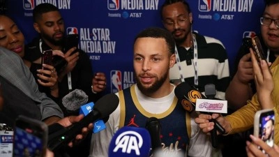 Stephen Curry, NBA All-Star ma&ccedil;ı &ouml;ncesi konuştu
