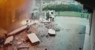 Sultanbeyli'de patlama anı kamerada
