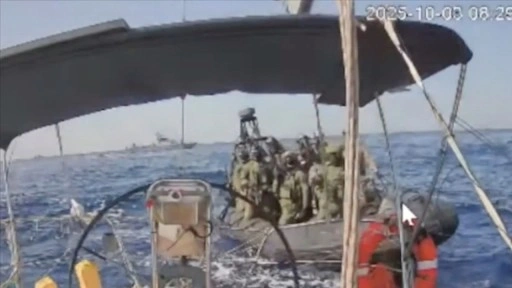 Sumud Filosu'na saldıran İsrail ordusu, filodaki son tekne Marinette'i yasa dışı ele geçir