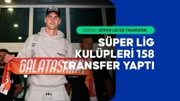 S&uuml;per Lig kul&uuml;pleri 158 transfer yaptı