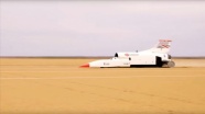 Süpersonik araç Bloodhound Güney Afrika'da hız rekoru kırdı