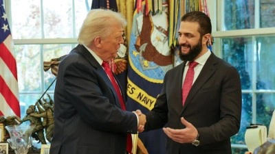 Suriye Cumhurbaşkanı Şara ile ABD Başkanı Trump, ikili ilişkileri ve b&ouml;lgesel gelişmeleri g&ouml;r&uuml;şt&uuml;