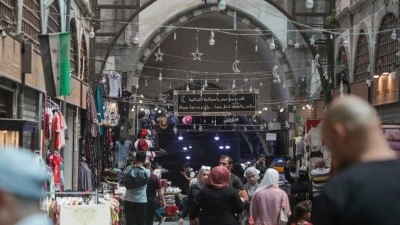 Suriye'de savaşın yaralarını saran tarihi Osmanlı Kapalı &Ccedil;arşısı yeniden hayat buluyor