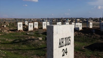 Suriye'deki Hol Kampı'nda &ouml;len yaklaşık 1000 kişinin cenazeleri kimlik tespitini bekliyor