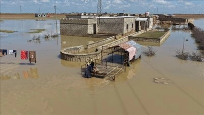Suriye'nin Haseke ilinde sel: 400 ev zarar g&ouml;rd&uuml;, 500 aile tahliye edildi