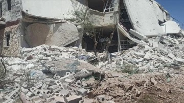 Suriye ordusunun İdlib'e düzenlediği saldırıda 1 bebek öldü, 4 sivil yaralandı