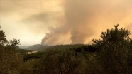 Suriye sınırındaki orman yangını 4 gündür sürüyor