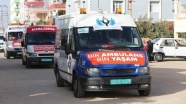 Suriye'ye ulaştırılacak 24 ambulans Reyhanlı'da