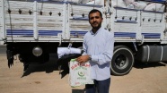 Suriye ye un ve bayramlık yardımı yapıldı