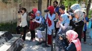 Suriyeli çocuklar Gaziantep'i fotoğrafladı