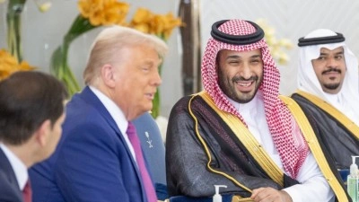 Suudi Arabistan Veliaht Prensi Bin Selman ve Trump, deniz ulaşımının g&uuml;venliğini g&ouml;r&uuml;şt&uuml;