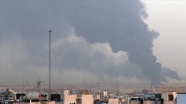 Tahran&#039;ın güneyindeki Şehid Tondguyan Petrol Rafinerisinde yangın