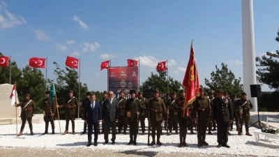 Tarihi Gelibolu Yarımadası'nda Anafartalar Zaferi'nin 111. yıl d&ouml;n&uuml;m&uuml; t&ouml;reni d&uuml;zenlendi