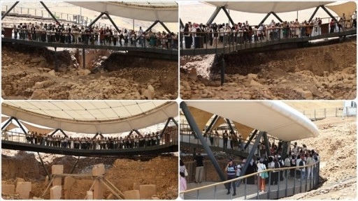 "Tarihin sıfır noktası" Göbeklitepe'de ziyaretçi yoğunluğu yaşanıyor