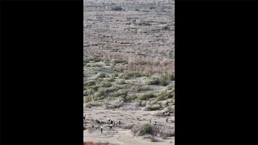 Tarım ve Orman Bakanlığından Ağyatan Lagünü'nde kumul erozyonuyla mücadele