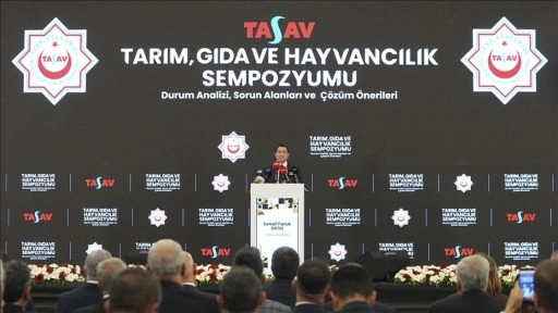TASAV, Ankara'da "Tarım, Gıda ve Hayvancılık Sempozyumu" düzenledi