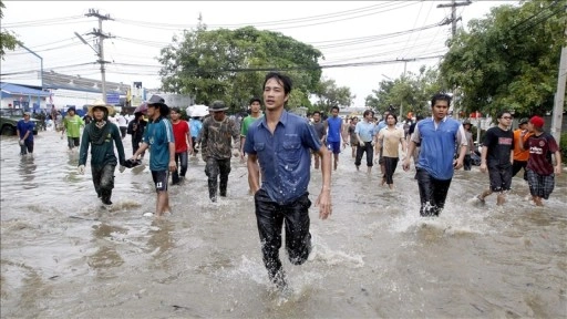 Tayland'da şiddetli yağışların yol açtığı sellerde 2,1 milyon kişi etkilendi, 13 kişi öldü
