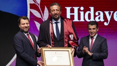 TBF Başkanı Hidayet T&uuml;rkoğlu'na fahri doktora &uuml;nvanı verildi