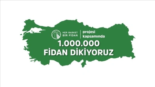 TBF, "Her Basket Bir Fidan" projesi kapsamında 1 milyon fidan dikecek