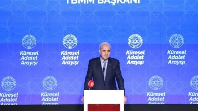 TBMM Başkanı Kurtulmuş: D&uuml;nyadaki ekonomik sistemi bozan konulardan biri de vahşi, vampir kapitalizm