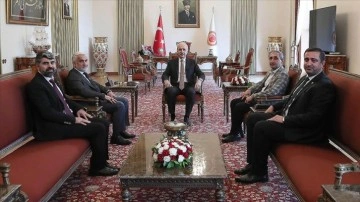 TBMM Başkanı Kurtulmuş, HÜDA-PAR Genel Başkanı Yapıcıoğlu'nu kabul etti