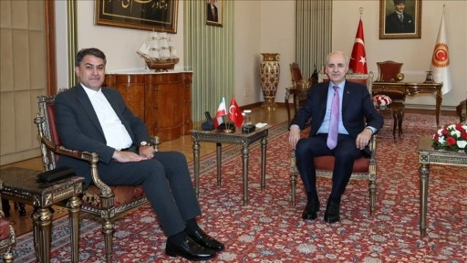 TBMM Başkanı Kurtulmuş, İran-Türkiye Parlamentolar Arası Dostluk Grubu Başkanı Zadeh'i kabul et