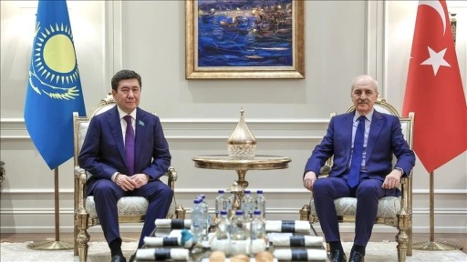 TBMM Başkanı Kurtulmuş, İstanbul'da Kazakistan Parlamentosu Meclis Başkanı Koşanov'la görü