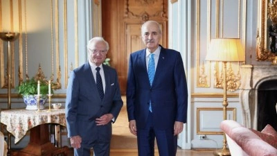 TBMM Başkanı Kurtulmuş, İsve&ccedil; Kralı Carl XVI Gustaf tarafından kabul edildi