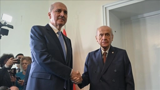 TBMM Başkanı Kurtulmuş, MHP Genel Başkanı Bahçeli'yi ziyaret etti