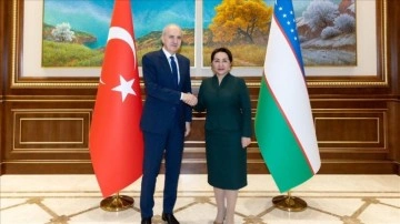 TBMM Başkanı Kurtulmuş, Özbekistan Ali Meclisi Senato Başkanı Narbayeva ile görüştü