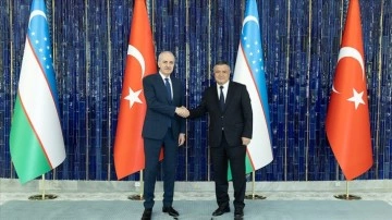 TBMM Başkanı Kurtulmuş, Özbekistan Ali Meclisi Yasama Meclisi Başkanı İsmailov ile görüştü