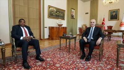 TBMM Başkanı Kurtulmuş, PAB Genel Sekreteri Chungong'u Meclis'te kabul etti
