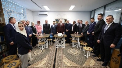 TBMM Başkanı Kurtulmuş, Sisak Recep Tayyip Erdoğan İslam K&uuml;lt&uuml;r Merkezi&rsquo;ni ziyaret etti