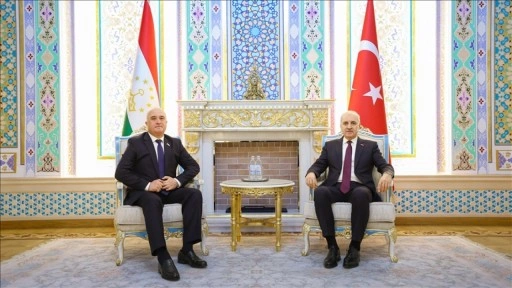 TBMM Başkanı Kurtulmuş, Tacikistan Ali Meclisi Temsilciler Meclisi Başkanı İdizoda ile görüştü